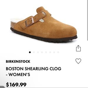 Birkenstock Boston Shearling Clog